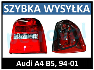 Audi A4 B5 94-01, Lampa tylna Kombi nowa PRAWA