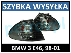 BMW 3 E46 98-01, Kierunkowskaz dymiony L+P kpl