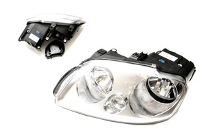 VW Caddy III 04-, Reflektor lampa H1+H7 nowy LEWY
