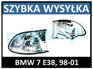 BMW 7 E38 98-01, Kierunkowskaz biały nowy PRAWY