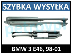 BMW 3 E46 98-01, Atrapa kratka zderzaka nowa PRAWA