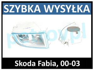 Skoda Fabia 00-03, Halogen H3 nowy PRAWY