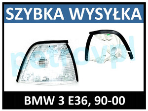 BMW 3 E36 90-00, Kierunkowskaz SDN biały PRAWY
