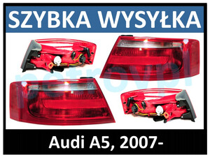 Audi A5 2007-, Lampa tylna zewn. 3D nowa L+P kpl