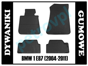 BMW 1 E87 04-11, Dywaniki PETEX gumowe ORYGINAŁ