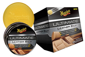 Zestaw do czyszczenia i pielęgnacji skóry MEGUIARS - Ultimate Leather Balm