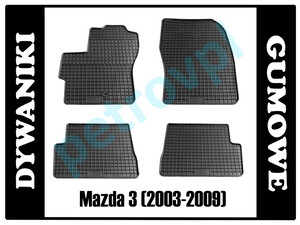 Mazda 3 2003-2009, Dywaniki PETEX gumowe ORYGINAŁ