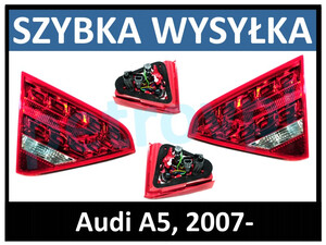 Audi A5 2007-, Lampa tylna wewn. LED nowa L+P kpl