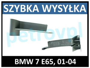 BMW 7 E65 01-04, Atrapa kratka zderzaka nowa LEWA