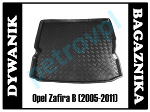 Opel Zafira B 05-, Dywanik MATA wkład bagażnika BM
