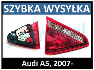 Audi A5 2007-, Lampa tylna wewn. nowa LEWA