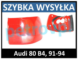 Audi 80 B4 91-95, Lampa tylna SEDAN HELLA PRAWA