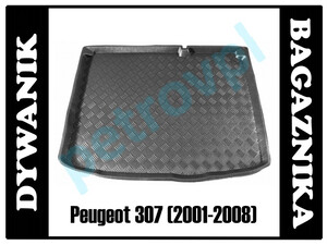 Peugeot 307 01-08, Dywanik wkład bagażnika HB BM