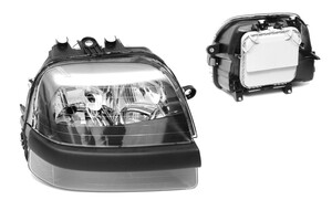 Fiat Doblo 01-05, Reflektor lampa nowa H1+H7 PRAWA