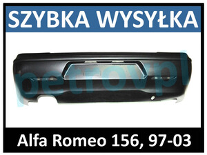 Alfa Romeo 156 97-03, Zderzak tylny TYŁ nowy SEDAN