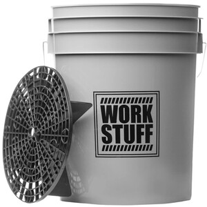 Wiadro + separator WORK STUFF - Bucket Grey WHEELS szare