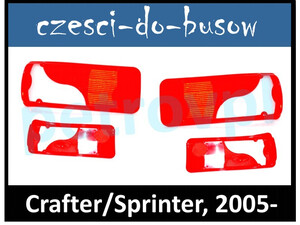 VW Crafter/Sprinter, Klosz lampy SKRZYNIA L+P kpl