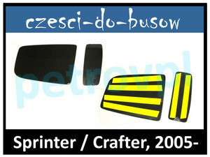 VW Crafter Sprinter 05-, Szkło lusterka nowe LEWE