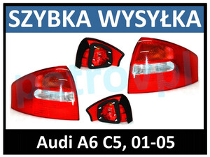 Audi A6 C5 01- Lampa tylna Sedan nowa L+P