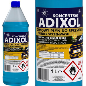 Płyn do spryskiwaczy ORGANIKA - Adixol koncentrat zima -50'C 1L