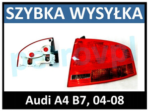 Audi A4 B7 04-08, Lampa tylna Sedan HELLA nowa PRAWA