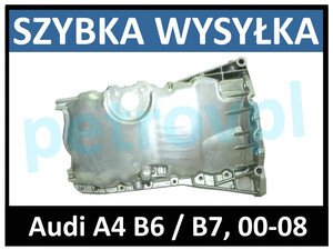 Audi A4 B6 B7 00-, Miska olejowa 1.8 TURBO alum.