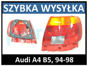 Audi A4 B5 94-98, Lampa tylna SEDAN nowa PRAWA