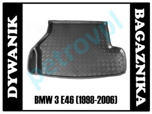 BMW 3 E46 98-06, Dywanik wkład bagażnika KOMBI BM