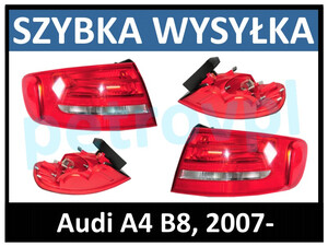 Audi A4 B8 08-, Lampa tylna KOMBI nowa ORYG. L+P kpl