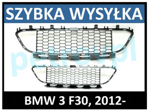 BMW 3 F30 12-, Atrapa kratka zderzaka M-pakiet ŚR.