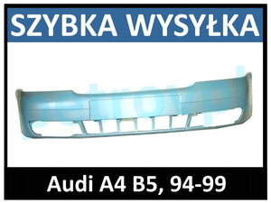Audi A4 B5 94-98, Zderzak do mal. grunt. z BELKĄ