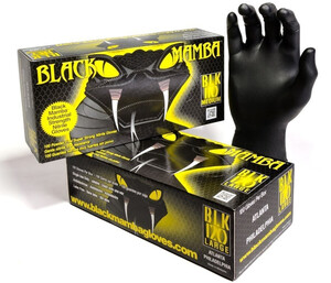 Rękawice nitrylowe - BLACK MAMBA NITRILE rozmiar M