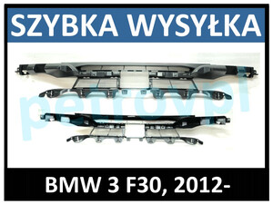 BMW 3 F30 12-, Atrapa kratka zderzaka otwarta TEMPOMAT
