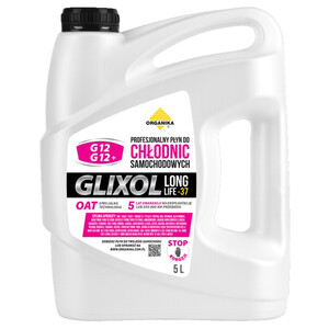 Płyn co chłodnic ORGANIKA - Glixol G12/G12+ LongLife -37'C 5L