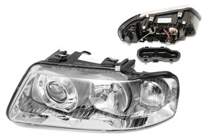Audi A3 00-03, Reflektor lampa H1+H7 nowa LEWA