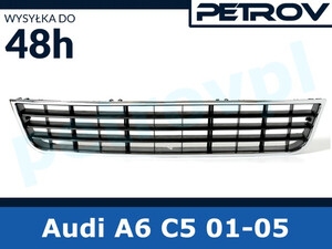 Audi A6 C5 01-05, Atrapa kratka zderzaka ŚRODEK