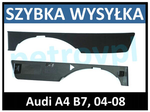 Audi A4 B7 04-08, Ramka halogenu wewn. górna LEWA
