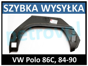 VW Polo 84-90, Reperaturka błotnika 3D TYŁ LEWA