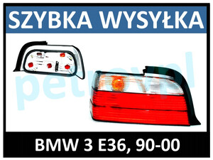 BMW E36 90-00, Lampa tylna COUPE M3 TYC nowa LEWA
