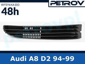 Audi A8 D2 94-99, Atrapa kratka zderzaka PRAWA