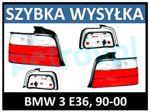 BMW E36 90-00, Lampa tylna SEDAN nowa L+P kpl