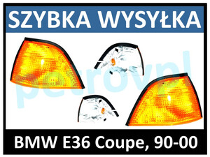 BMW 3 E36 90-00, Kierunkowskaz COUPE żółty L+P kpl