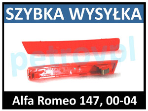 Alfa Romeo 147 00-04, Odblask tylny nowy PRAWY