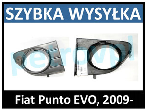 Fiat Punto EVO 09-, Atrapa kratka zderzaka hal PRAWA