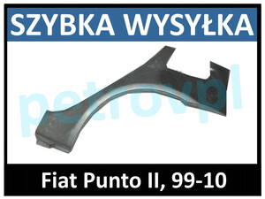 Fiat Punto II 99-10, Reperaturka błotnika 5D LEWA