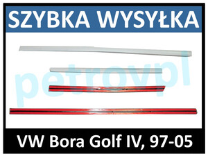 VW Bora Golf IV, Listwy boczne na drzwi DO MALOW.