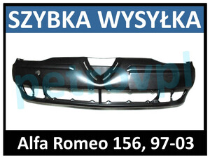 Alfa Romeo 156 97-03, Zderzak przód do malow. NOWY