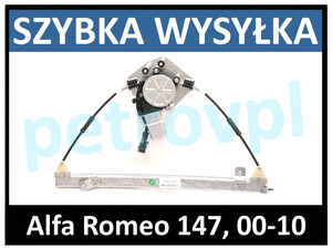 Alfa Romeo 147 00-, Podnośnik szyby ELE przód PRAWY