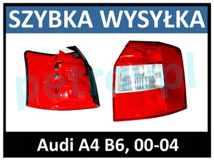 Audi A4 B6 00-04, Lampa tylna Kombi nowa PRAWA