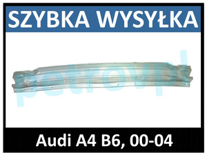 Audi A4 B6 00-08, Wzmocnienie BELKA zderzaka TYŁ